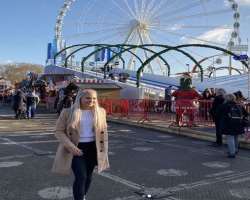 She loves traveling and visited Winter Wonderland in December 2019.